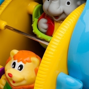 Іграшка-каталка Kiddieland Слон-циркач, укр. мова (58297) - Pampik - 5