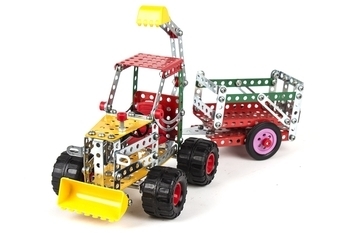 Конструктор металевий ТехноК Будтехніка, 289 деталей, 7 моделей (3879) - Pampik - 3