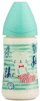 Пляшка для годування Suavinex Морські історії, 270 мл, зелений (303979) - Pampik