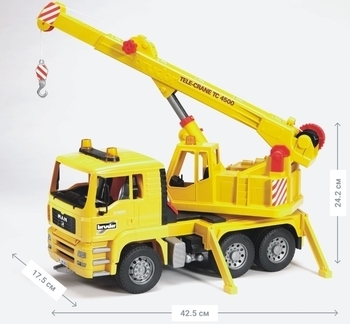 Автокран Burder Man, 45 см (02754) - Pampik - 2