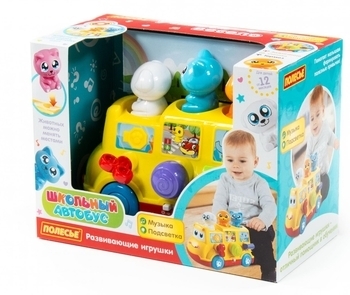 Развивающая игрушка Polesie Школьный автобус (77080) - Pampik - 4