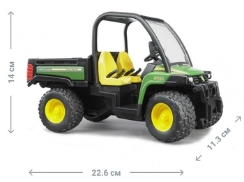 Мини-вездеход Bruder John Deere Gator XUV 855D (02491) - Pampik - 2