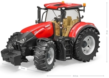 Трактор Bruder Case IH Optum 300 CVX, красный (03190) - Pampik - 2