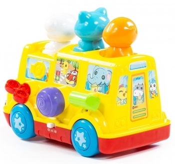 Развивающая игрушка Polesie Школьный автобус (77080) - Pampik - 3