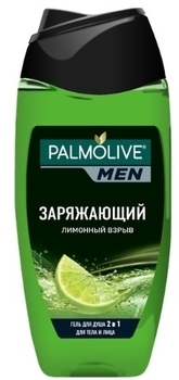 Гель для душа 2 в 1 Palmolive Men Заряжающий Лимонный взрыв, 250 мл - Pampik