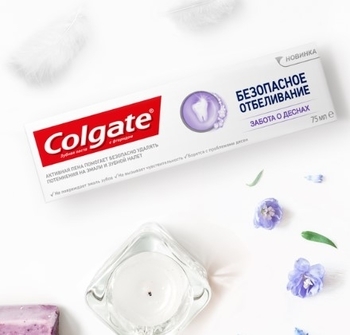 Зубна паста Сolgate Безпечне відбілювання Турбота про яснах, 75 мл - Pampik - 8