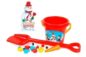 Игровой набор ТехноК Для снеговика, красный (6498) - Pampik