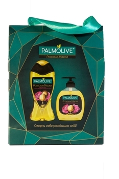 Подарочный набор Palmolive Роскошь масел: гель для душа, 250 мл + жидкое мыло, 90 г - Pampik