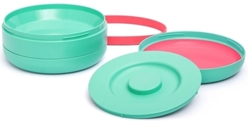 Набір тарілок Suavinex Історії маленьких монстрів, зелений (303608) - Pampik