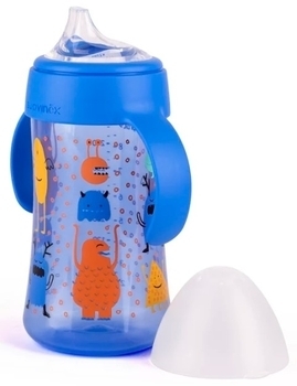 Поїльник Suavinex Історії маленьких монстрів, 270 мл, синій (303614) - Pampik - 2
