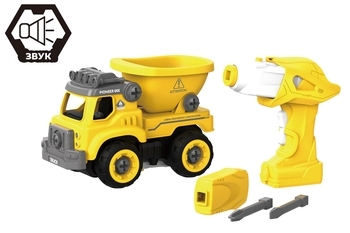 Конструктор DIY Spatial Creativity Самоскид, на радіоуправлінні, 27 деталей (LM8016-YZ-1) - Pampik - 3