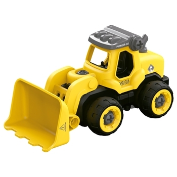 Конструктор DIY Spatial Creativity Бульдозер, на радіоуправлінні, 27 деталей (LM8013-YZ-1) - Pampik