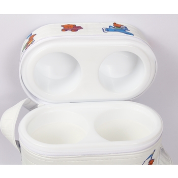 Термоконтейнер для пляшечок Lindo Ведмедики з іграшками, для 2 пляшечок (Pk 909) - Pampik - 3