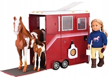 Транспорт для ляльок Our Generation Трейлер для коня (BD37391Z) - Pampik