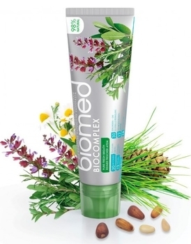 Антибактериальная зубная паста Biomed Biocomplex Мята для долгой свежести дыхания , 100 г - Pampik - 5