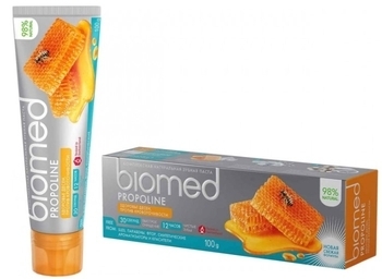 Зубна паста Biomed Propoline Прополіс, 100 г - Pampik