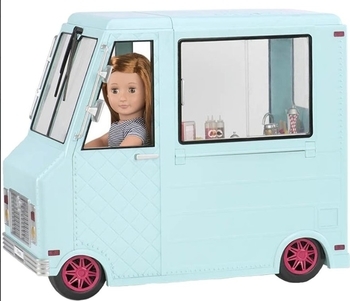 Транспорт для ляльок Our Generation Фургон з морозивом і аксесуарами (BD37252Z) - Pampik - 5
