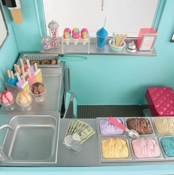 Транспорт для ляльок Our Generation Фургон з морозивом і аксесуарами (BD37252Z) - Pampik - 6