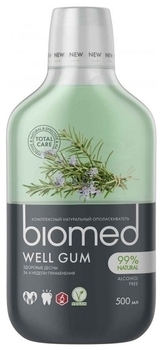 Антибактериальный ополаскиватель для полости рта Biomed Well Gum Мята Здоровье десен, 500 мл - Pampik - 2