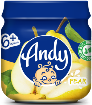 Пюре Andy Груша, 80 г - Pampik
