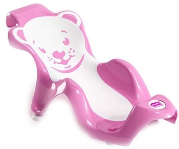 Горка для ванночки OK Baby Buddy, малиновый (37946640) - Pampik