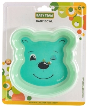 Тарілочка глибока Baby Team Улюблені тварини Мишка (6011) - Pampik - 2