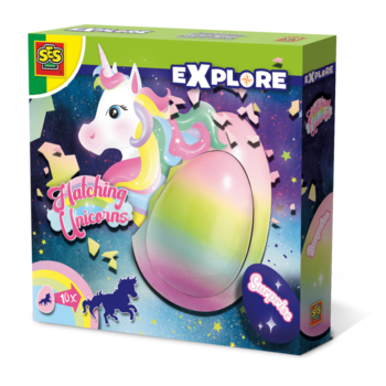 Ігровий набір-сюрприз Ses Creative Єдиноріг в яйці (25121S) - Pampik