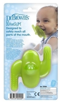 Прорізувач для зубів Dr. Brown's Навгум, зелений (TE500-P2) - Pampik