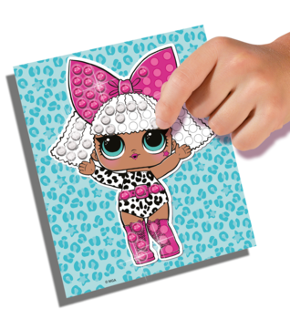 Набір для творчості Ses Creative L.O.L. Surprise Блискуча мозаїка (14195S) - Pampik - 2