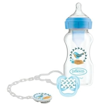 Набір для годування Dr. Brown`s Option +, блакитний (WB91612-INTLX) - Pampik
