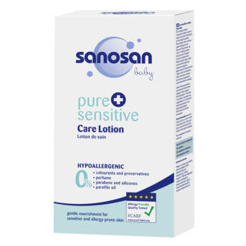 Дитячий гіпоалергенний лосьйон Sanosan Baby, для чутливої ​​шкіри, 200 мл - Pampik