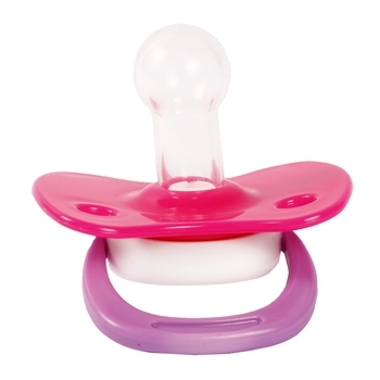 Пустышка силиконовая Курносики Сова, круглая, 6-12+ мес., розовый (7215/6-12+ рож) - Pampik - 2