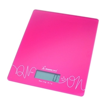 Ваги кухонні Momert, рожевий (6853) - Pampik