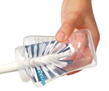 Набір щіток для миття пляшок BabyOno Natural Nursing, чорний (736) - Pampik - 4