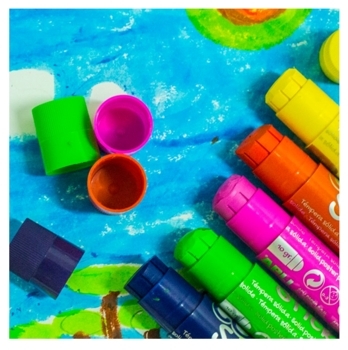 Набір кольорових фломастерів Apli Kids Металік, 6 кольорів (14405) - Pampik - 2