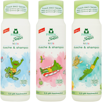 Детский гель-шампунь для душа Frosch, 300 мл - Pampik - 4
