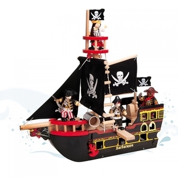 Ігровий набір Le Toy Van Піратський корабель Барбаросса - Pampik