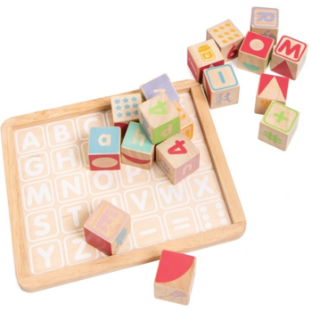 Дерев'яні кубики Le Toy Van Абетка - Pampik - 6