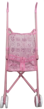 Коляска-трость для кукол Maya Toys, розовый (0881M) - Pampik