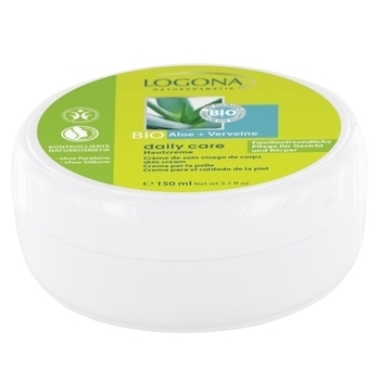 Біо-Крем для обличчя і тіла Logona з Алое і Вербеною, для нормальної та сухої шкіри, 150 мл - Pampik