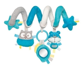 Підвіска-спіраль Canpol Babies Pastel Friends, бірюзовий (68/064_tur) - Pampik