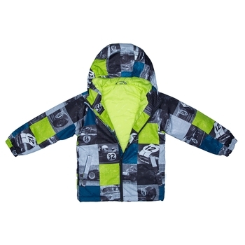 Комплект Huppa Rex, полиэстер, р.134, серый с салатовым (45080014-02147-134) - Pampik - 4