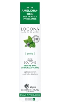 Біо-Засіб Logona Стоп-Прищі М'ята, антибактеріальний, для проблемної шкіри, 6 мл - Pampik