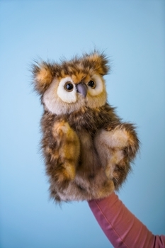 Кукла-перчатка Hansa Сова Puppet (7159) - Pampik - 6