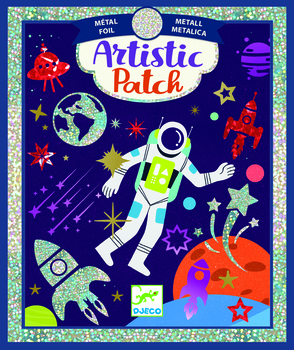 Художні патчі Djeco Металізовані Космос (DJ09462) - Pampik