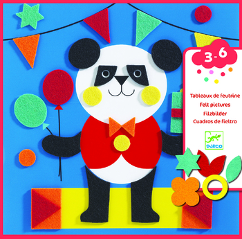 Художественный комплект Djeco Аппликация Мягкие существа (DJ09863) - Pampik