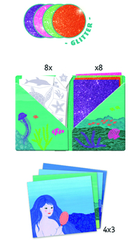 Художні патчі Djeco Океан з блискітками (DJ09466) - Pampik - 3