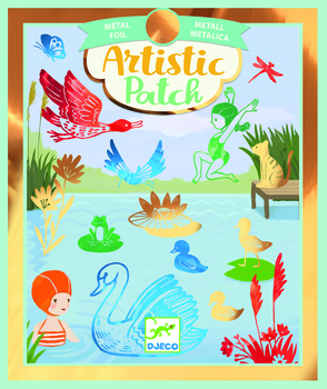 Художні патчі Djeco Металізовані Природа (DJ09461) - Pampik