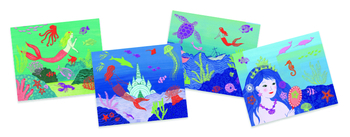 Художні патчі Djeco Океан з блискітками (DJ09466) - Pampik - 4