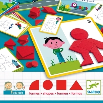 Настільна гра Djeco Танграмм Shapes Eduludo (DJ08300) - Pampik
